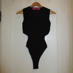 Gauge81 Parla knit cut out black Bodysuit